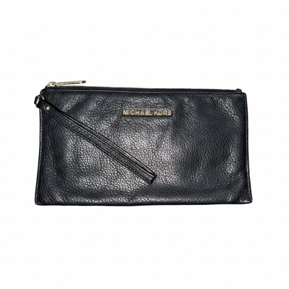 Michael Kors Black and Gold Zipper Pull